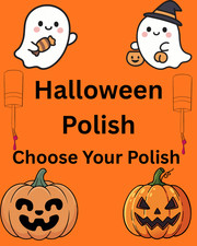HALLOWEEN nail polish multiple brands Purple, Orange, Green, Black 9-14 mL