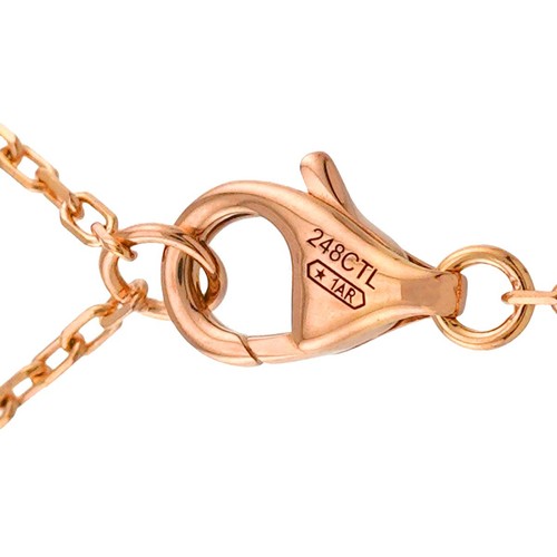 Cartier d Amour Diamond Necklace SM 18K Pink Gold 750 90289777 - Picture 5 of 8