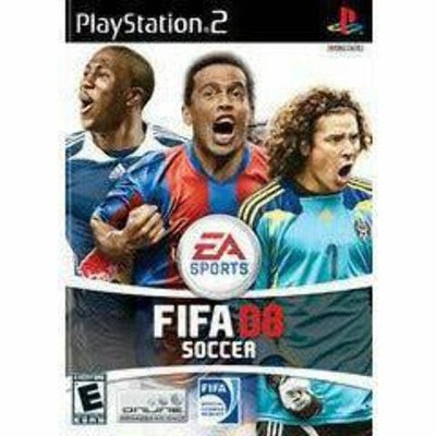 FIFA 08 : SOCCER (PS2) DISC + CVR ART + MANUAL - NO CASE - VERY GOOD
