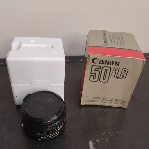 VINTAGE Canon FD 50mm f/1.8 FAST FD 50mm 1.8 50/1.8 FD Prime Lens JAPAN