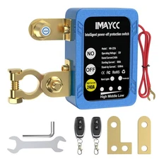 IMAYCC Kill Switch for Car, 12V Remote Battery Disconnect Switch 240A, Car Batte