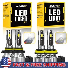 9005+H11 LED Headlight Combo Low High Beam Kit Super White Bright Lamps 2/10X