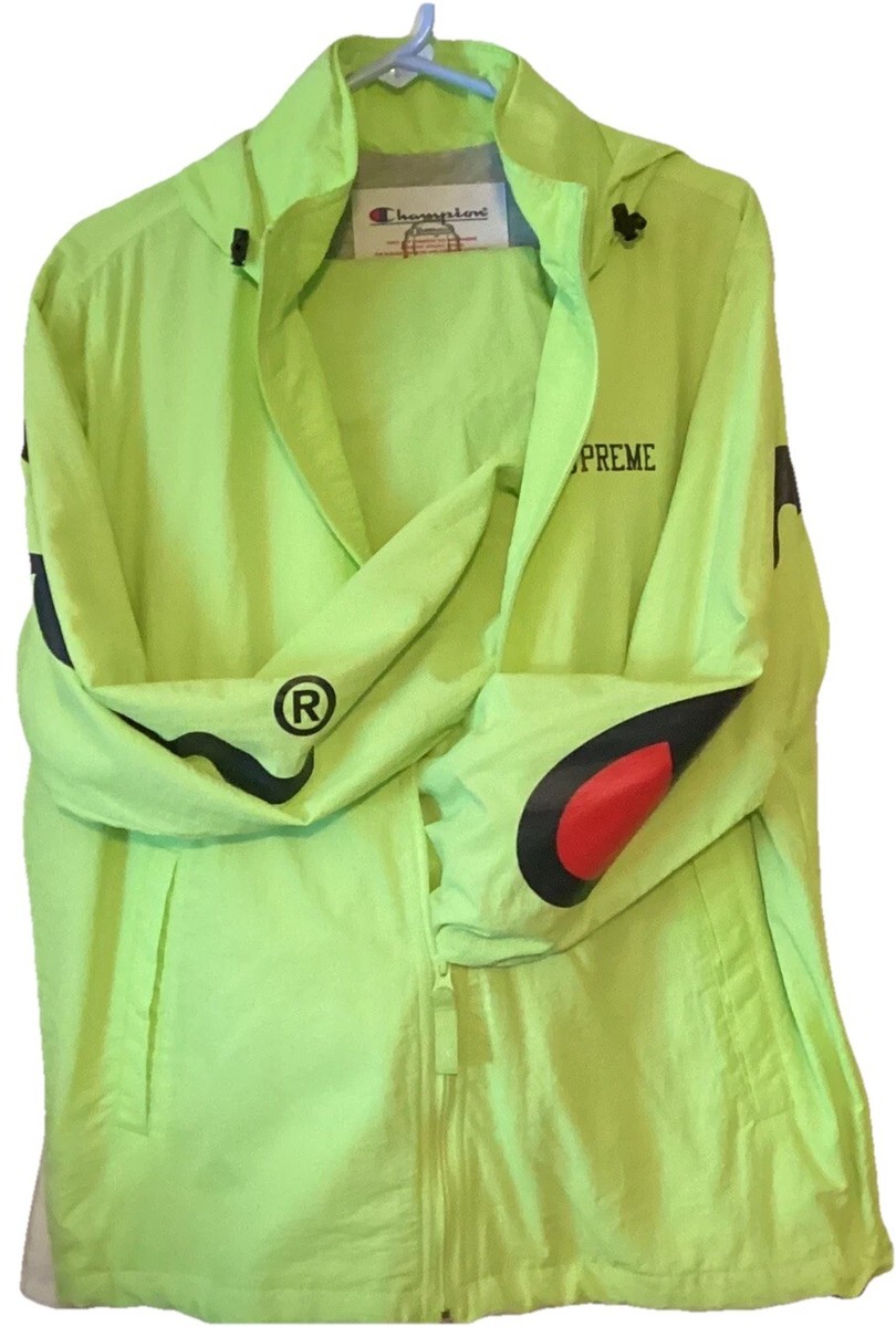 Supreme Champion Track Suit Collab. Neon Green Size Med