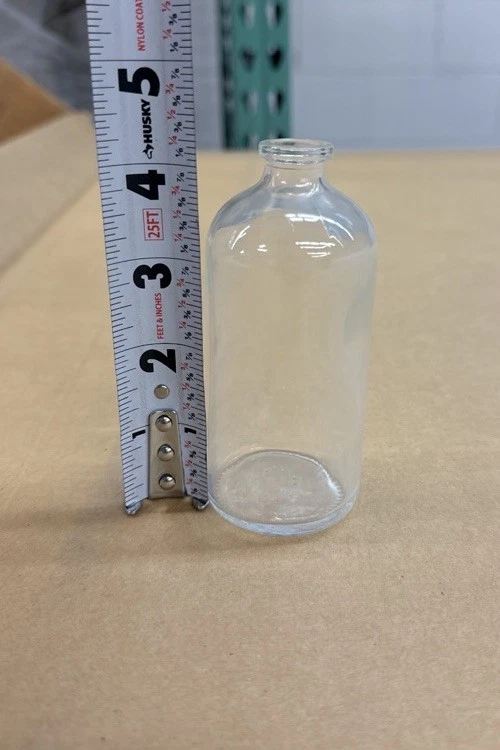 100ml Molded Clear Glass Serum Vials 20mm Crimp Top (56 round bottles) - Image 4 of 4