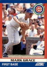 1991 Score 100 Hottest Players - Mark Grace #91