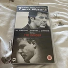 The Insider VHS Video Al Pacino Russell Crowe Michael Mann