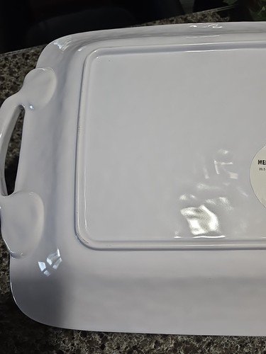 Melamine Serving Tray Blue & White - Picture 11 of 19