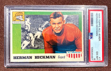 1955 Topps All American #1 Herman Hickman PSA 6 EXMT - NEWLY GRADED - TOUGH