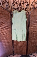 Vintage 1950 s/60 s Green Sleeveless Romper Size S