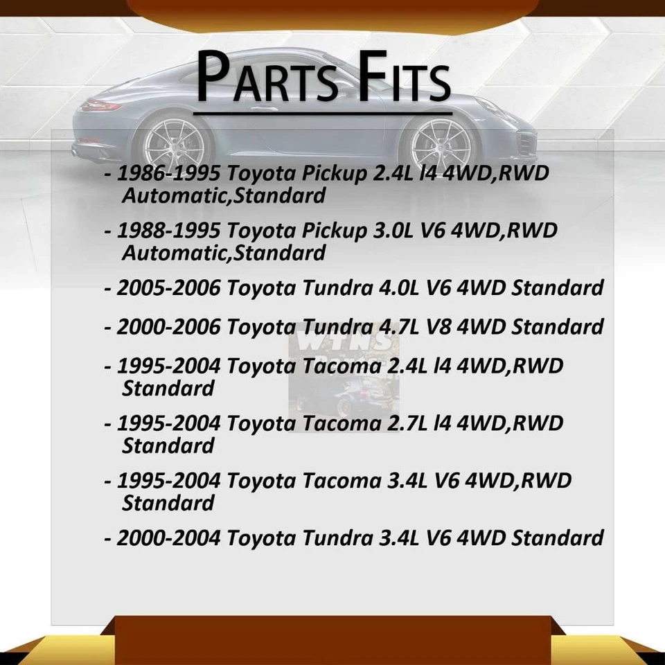 Junta universal del eje trasero GMB articulaciones delanteras y traseras para camioneta Toyota 1986 1987 Foto 2 de 4
