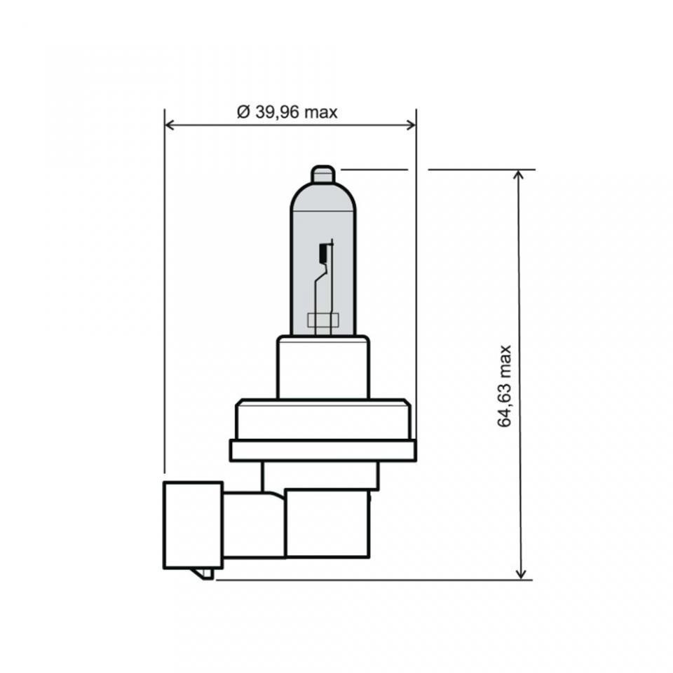Ampoule Osram halogène 12V pour moto Ducati 1098 de 2007 à 2008 - 2