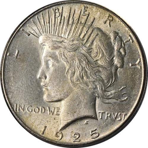 1925-P Peace Dollar PCGS MS63 - Toning