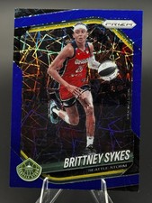 2025 Panini Prizm WNBA Blue Velo Brittney Sykes Seattle Storm #121 Basketball