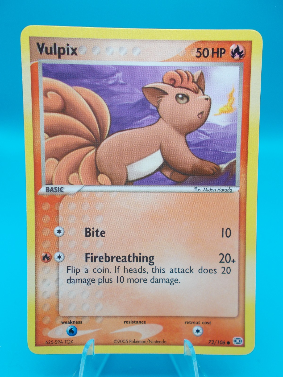 Vulpix 72/106 Emerald Pokémon TCG Regular Near Mint/Mint