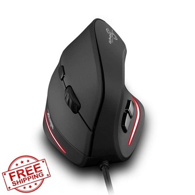 zelotes T20 3200 DPI Wired Gaming Mouse Black