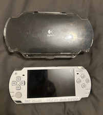 Sony PSP-1000 White Handheld Console + 8GB Official Memory Stick + Battery Case