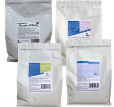 2kg Superior Quality Modelling / Casting Plaster of Paris - Pick Plaster Type