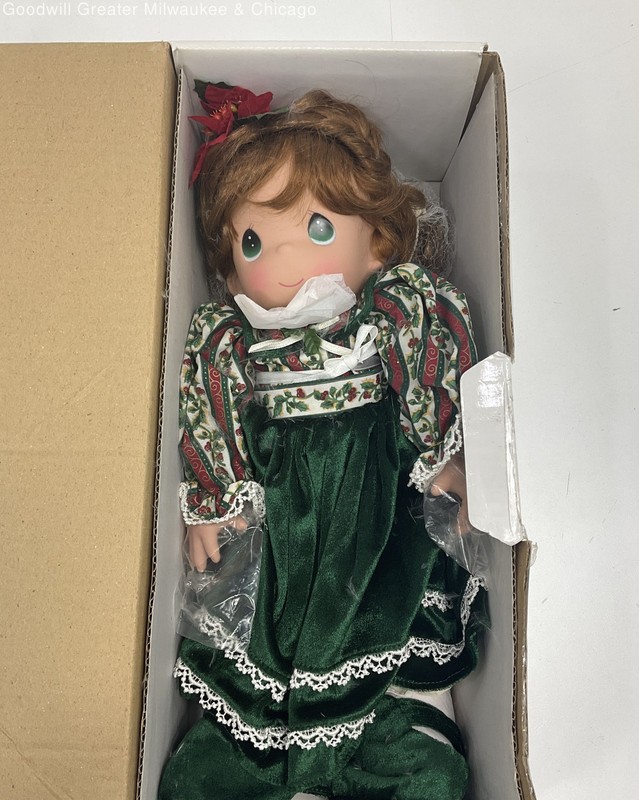 Precious Moments Belle 12th Edition Jingles Christmas Stocking Doll IOB w/ Tag