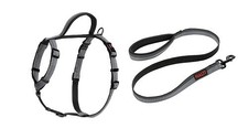 The Company of Animals HALTI Walking Harness  Lead. Small Black. 4' Lead. New