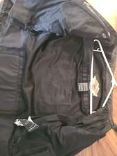 Harley Davidson Switchback Jacket With Arm Pads Mens M  skull on  back Liner