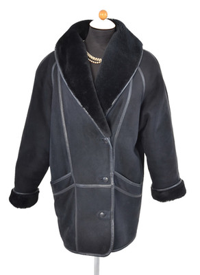 A5210 LAMMFELL JACKE PELZ PELZJACKE LAMM MANTEL - LAMBSKIN FUR JACKET COAT