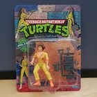 TMNT Teenage Mutant Ninja Turtles April O’Neil Orange Stripes 10 BACK 1988 NEW