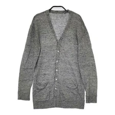 veritecoeur VCK-79 Linen cardigan gray 5-0730M∞