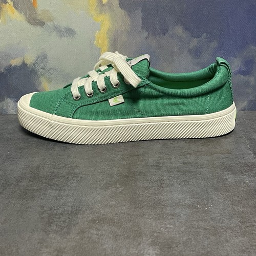 Sneakers donna taglio basso Cariuma in tela verde OCA taglia 8M - Foto 18 di 24