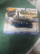 Hot Wheels Premium Car Culture Team Transport Volkswagen ID R & Aero Lift #35