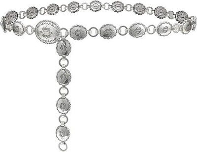 Western Metal Concho Belt for Women Cowgirl Fit waist up to  display picture 3