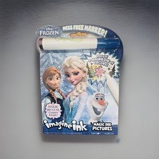 Disney Frozen Imagine Ink Magic Ink Pictures Activity Book Marker Free Ship