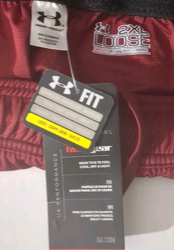 Pantaloncini Under Armour Loose Uomo Taglia 2XL South Carolina Granato/Nero Nuovi con etichette - Foto 5 di 10