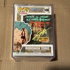 Chris Sabat Signed Roronoa Zoro #1496 One Piece Hot Topic Funko w/ COA & Armor