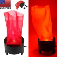 3D Fake Fire Flame Effect Night Light LED Artificial Flickering Fire Lamp US