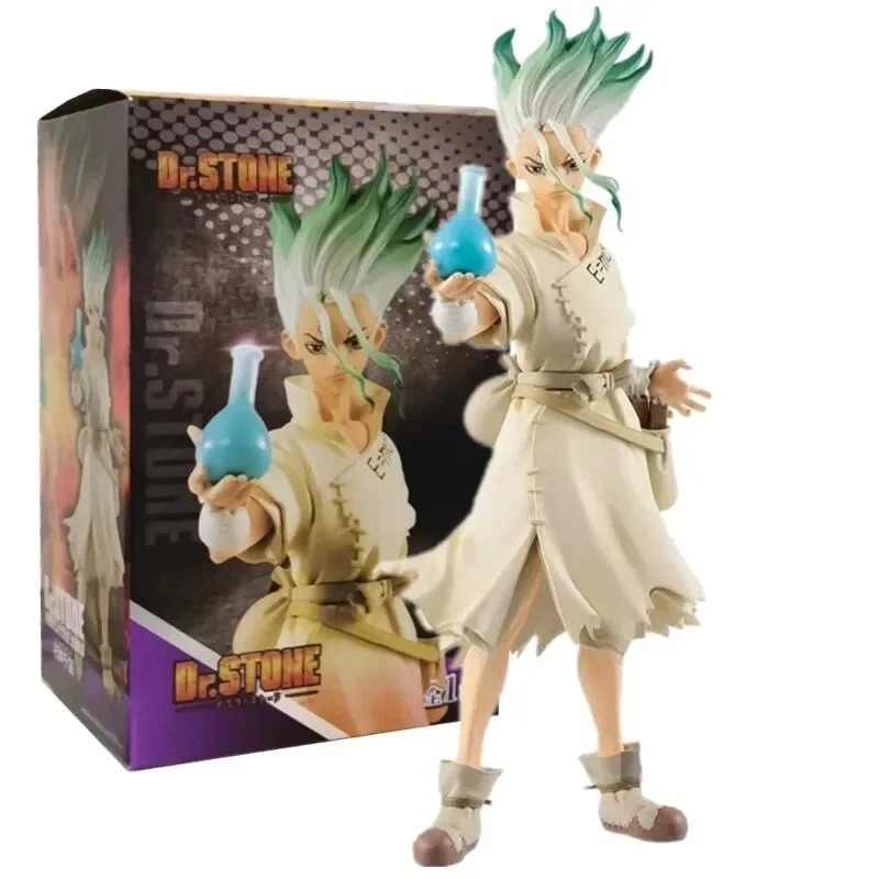 Figurine Dr Stone Senku Ishigami 20cm le cadeau idéal pour anniversaire de fan d'anime