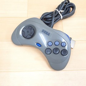 Japanese Sega Saturn Console Bundle with 6 Games C. Nights Sega Rally Virtual on