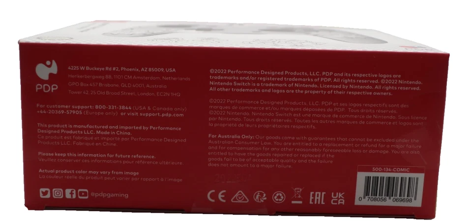 PDP Super Mario Comic Attack Rematch Wireless Controller for Nintendo Switch NEW - Image 4 of 4