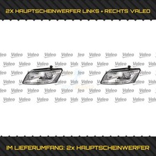 2X VALEO HAUPTSCHEINWERFER  LINKS + RECHTS FÜR AUDI Q5 8RB 2.0 TDI QUATTRO