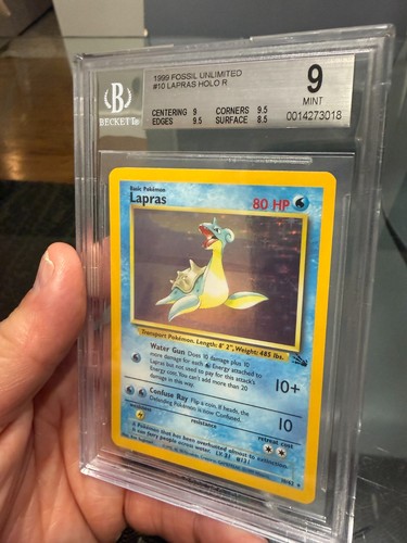 Lapras (Unlimited) graded BGS 9 for sale on eBay