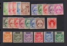 Burma - 3 mint sets from 1948-49, cat. $ 34.05