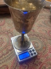 Gorham 272 Sterling Silver Wine Water Goblet Monogrammed Bottom 