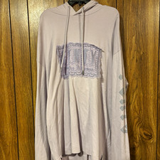 Fenty Puma Womens Oversized Purple Hoodie Siz...