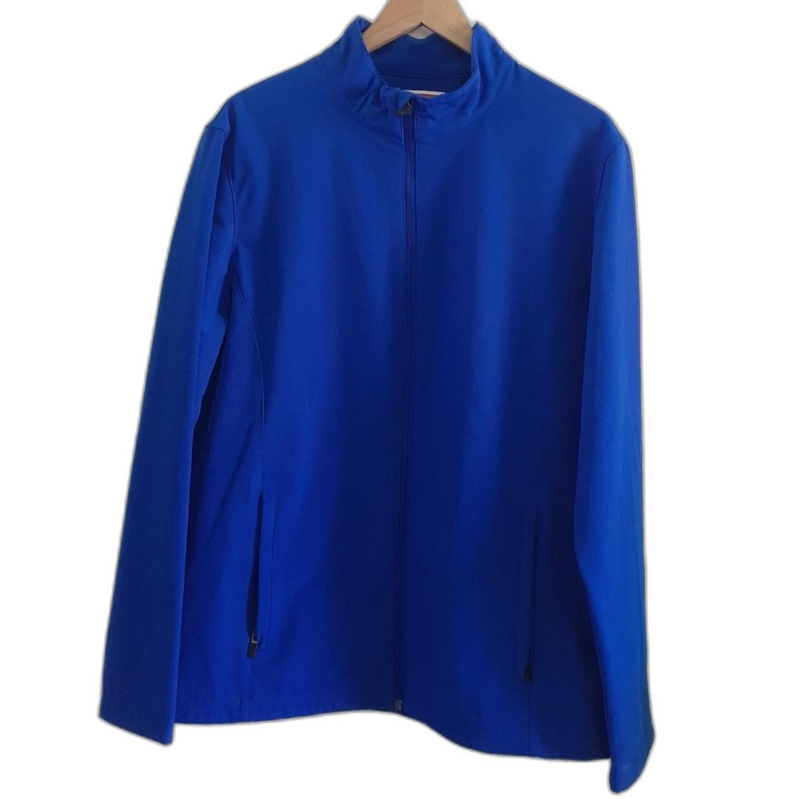 Team 365 Soft Shell Royal Blue Windbreaker Athletic Men's Jacket Large NWOT