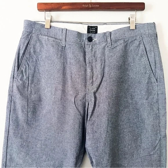 NEW J. Crew 770™ Straight-Fit Chambray Chino (RRP $149) - 30W 30L image 3