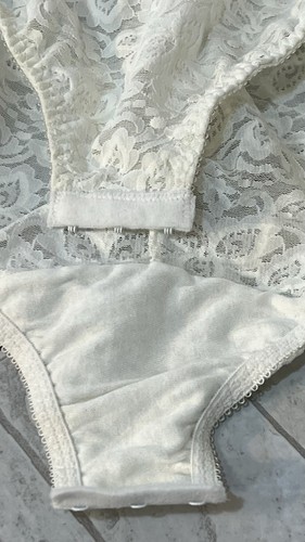 BALI BODY SLIMMER STYLE 7432 WHITE 36C MODERATE CONTROL NEW VINTAGE LACE - Picture 7 of 8