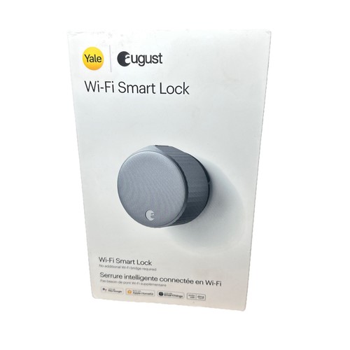 Yale | August Wi-Fi Smart Lock with Keypad Silver *FAST SHIPPING* BRAND NEW - Picture 1 of 6