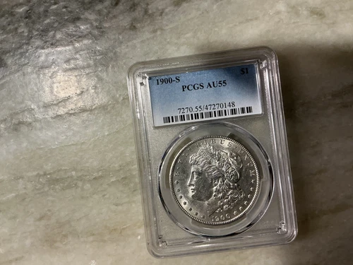 1900-S Silver Morgan Dollar AU55