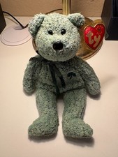 2000 Ty Beanie Baby Original Shamrock The Bear Stuffed Plush W/Tags Vintage