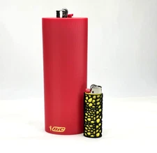 Huge Bic Lighter Sleeve WITH Regular Sleeve - Dont steal my lighter! - 2 Sleeves