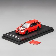 Motorhelix 1/64 SUBARU Impreza Wagon WRX STi Ver. VI Customized Cherry #M67106